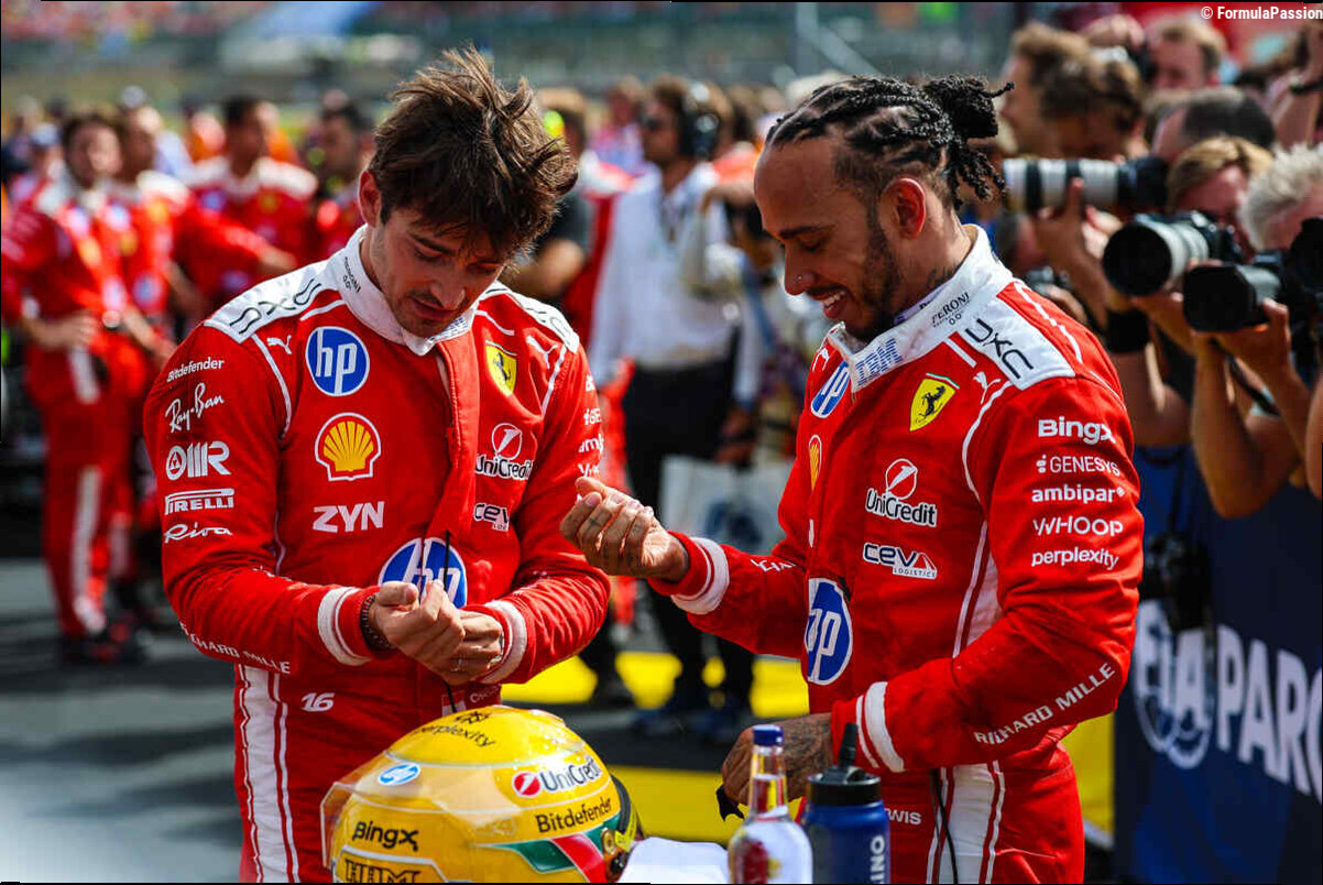 Leclerc: "Scia a Hamilton? Se serve a entrambi, sì"