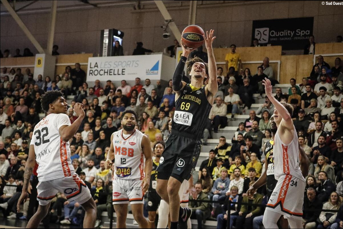 Stade Rochelais Basket : Lucas Hergott est le nouveau capitaine d'une équipe qui va jouer son unique match de préparation à G