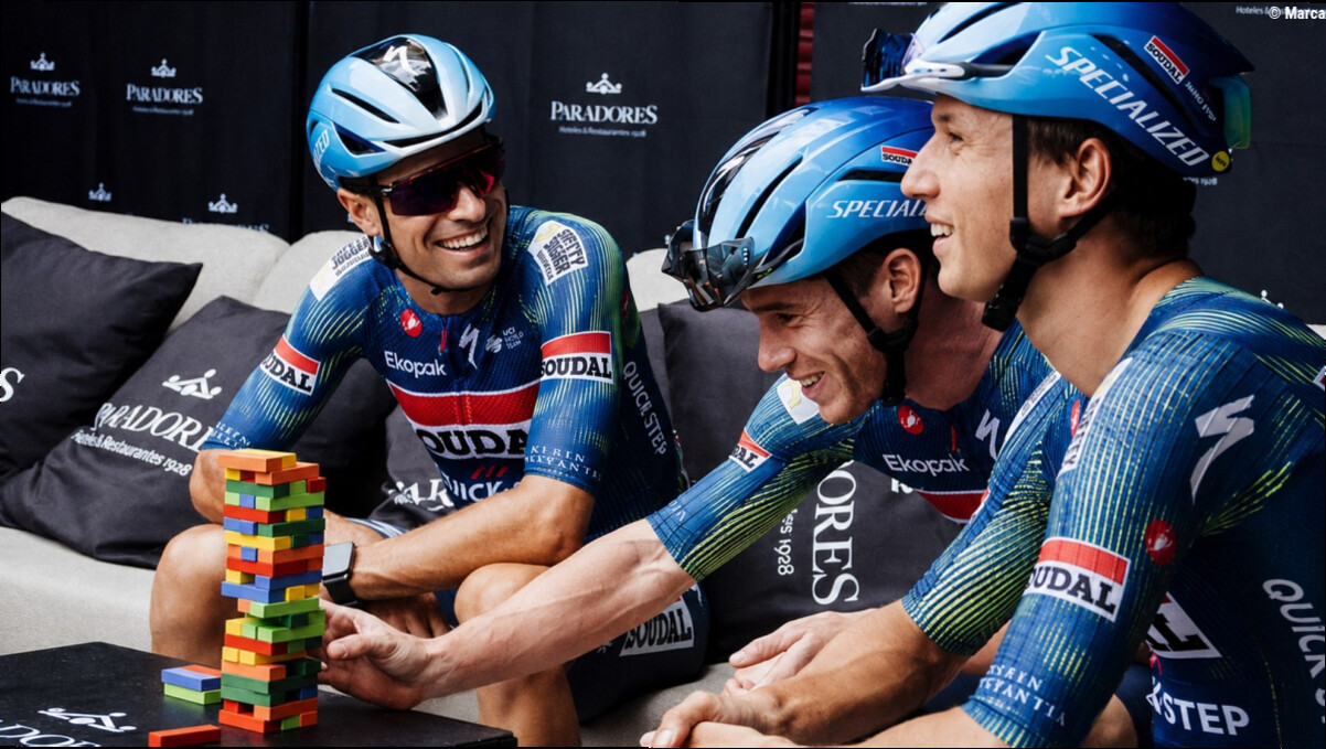 Momento Landa en LaVuelta: "Enric Mas me da mucha envidia"