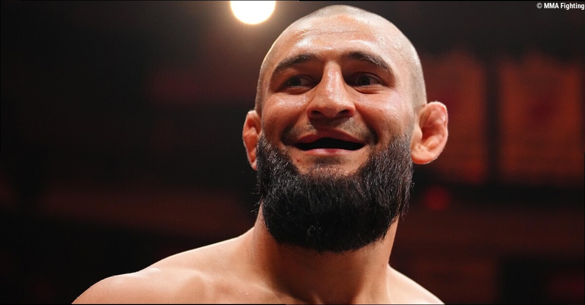 Khamzat Chimaev reacts to rumored Nassourdine Imavov vs. Sean Strickland title fight