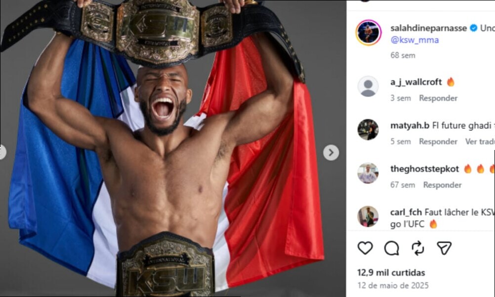 Futura estrela? Conheça Salahdine Parnasse, aposta do UFC para liderar card em Paris