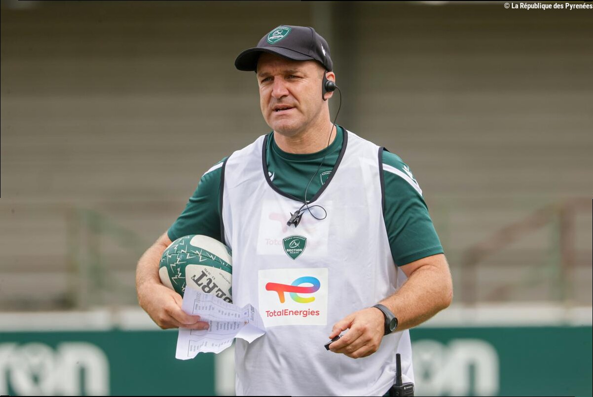 Rugby - Top 14 : « On a le potentiel pour être dans le top 6 », clame Thomas Choveau, entraîneur de la Section Paloise