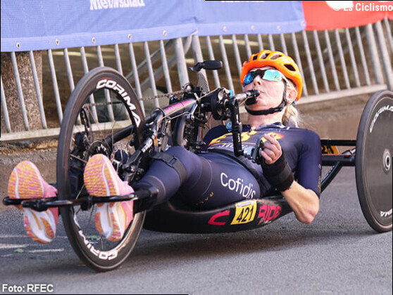 Manuela Vos, subcampeona del mundo de contrarreloj