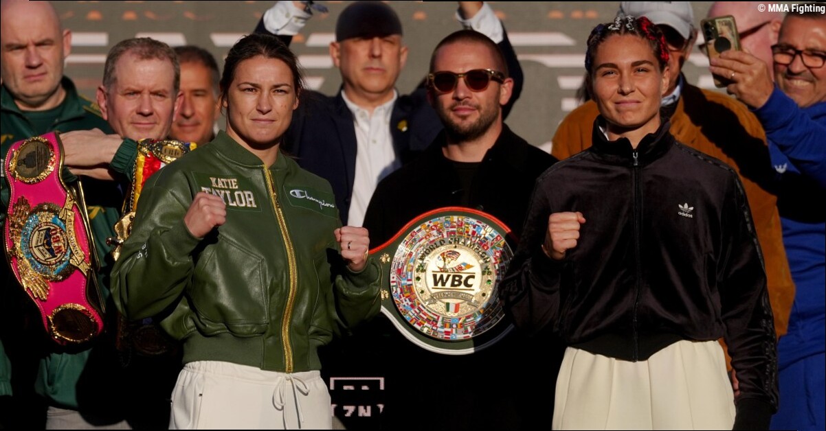 Taylor vs. Pili weigh-in results: Katie Taylor on point for farewell fight at Croke Park