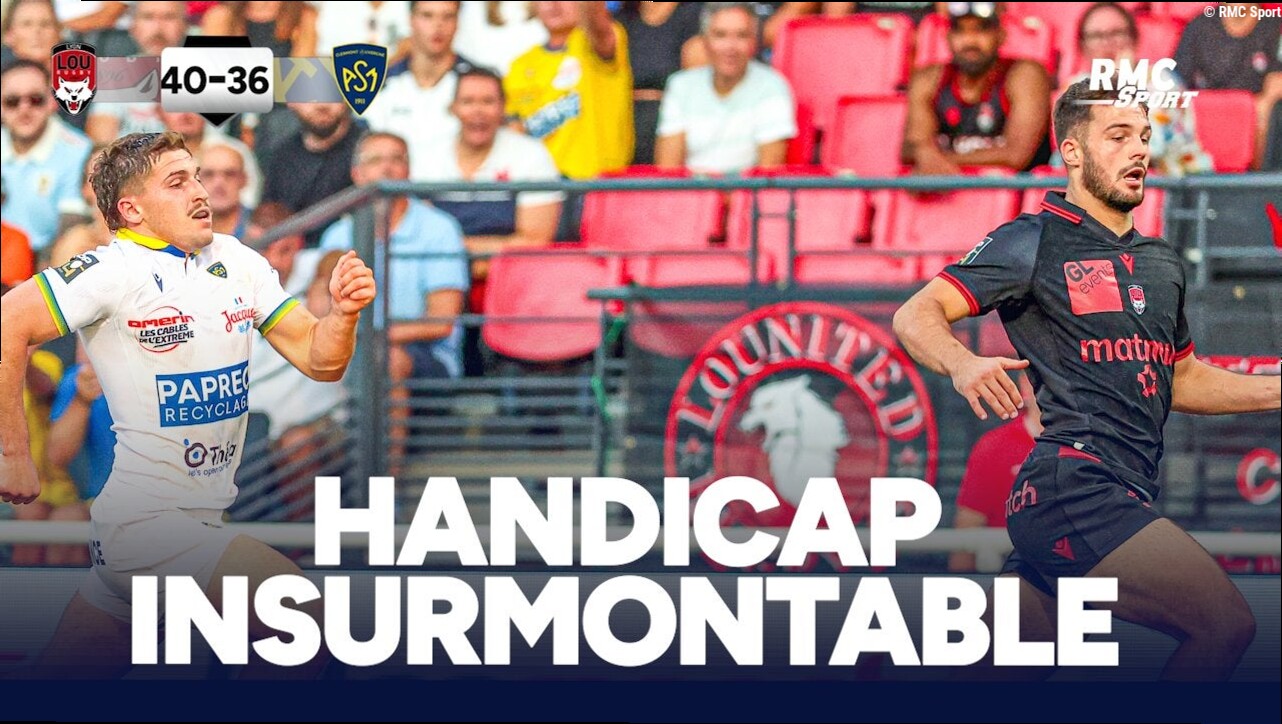 LOU 40-36 Clermont : "On aime se mettre des handicaps" grogne Urios