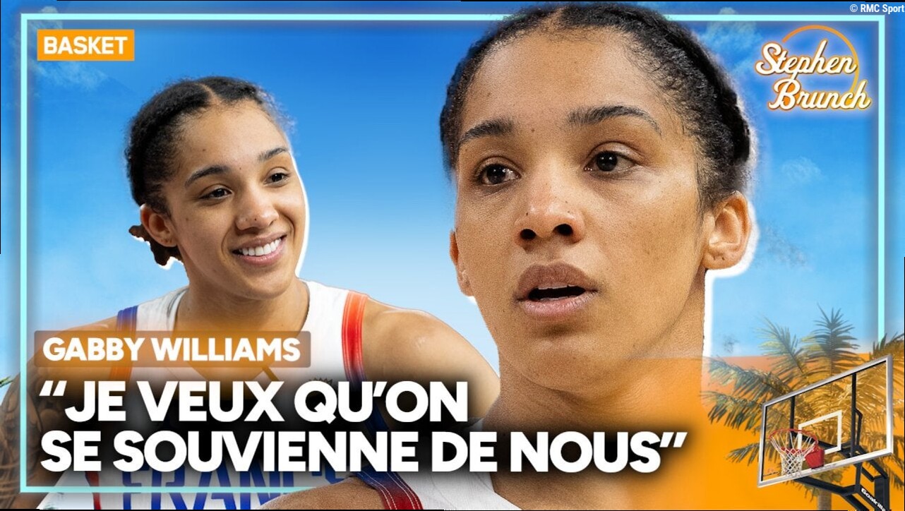 Basket (F) : "Je veux qu'on se souvienne de nous", la capitaine des Bleues, Gabby Williams est l'invitée de Stephen Brunch