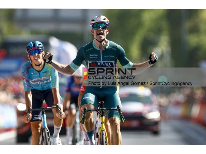 VUELTA. VAN AERT DOMINA ANCORA, SECONDO ROMELE. TAPPA PIÙ CORTA PER IL CALDO