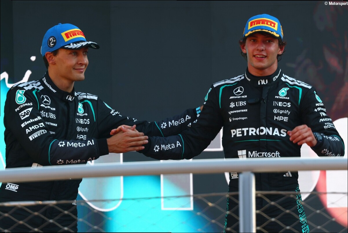Russell 'ni siquiera piensa' en remontar el Mundial de F1: "Kimi lo tiene bajo control"