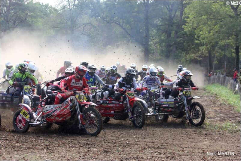 Finale du championnat de France de Side-Car Cross à Huismes : les Belges vainqueurs