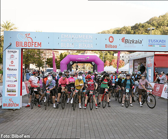 La BilboFem 2026 reunirÃ¡ a las ciclistas en Bilbao con dos recorridos para todos los niveles