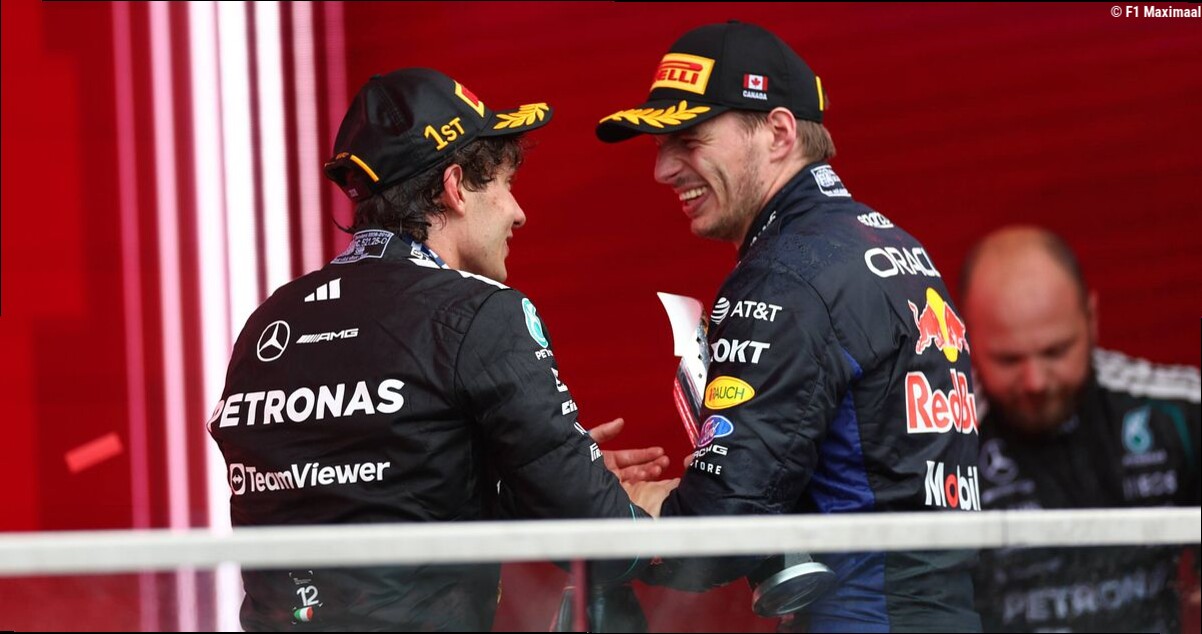 Britse analist onder de indruk van Verstappen én Antonelli: "Max dwong Mercedes tot keuzes"