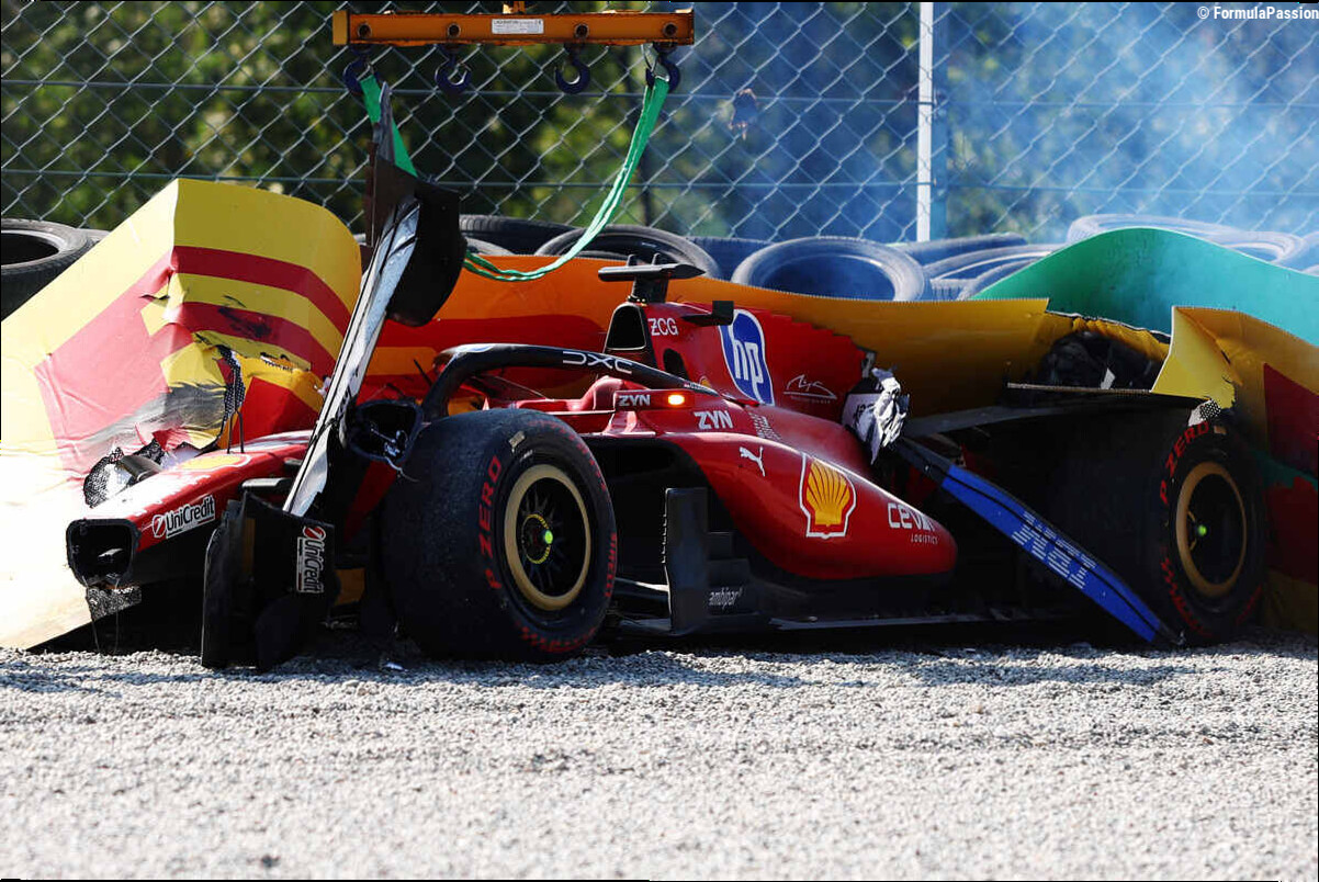 Leclerc, gli incidenti costano e Ferrari fa il conto dei danni: quasi 2 milioni di dollari