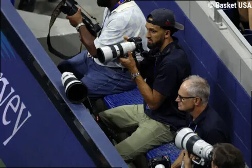 Champion NBA, Landry Shamet joue encore les photographes à l'US Open