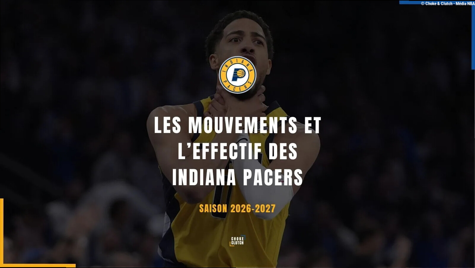 Indiana Pacers : mouvements de l'été et effectif 2026-2027