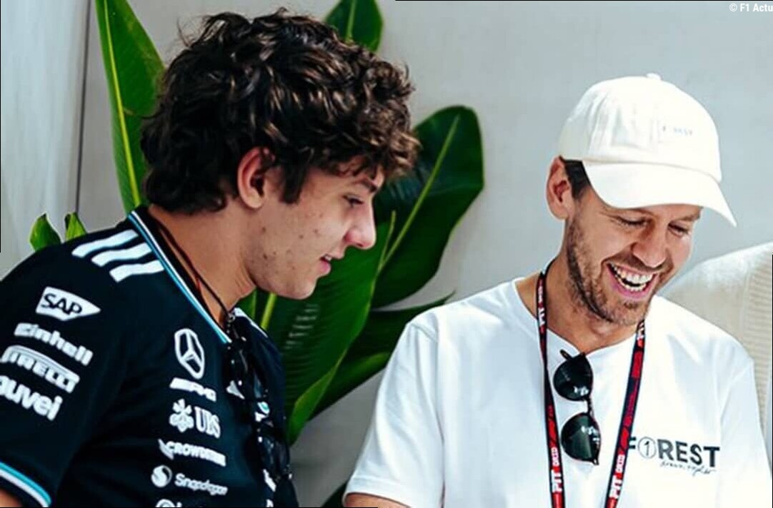 Vettel bientôt détrôné par Antonelli ? L'ancien champion du monde réagit