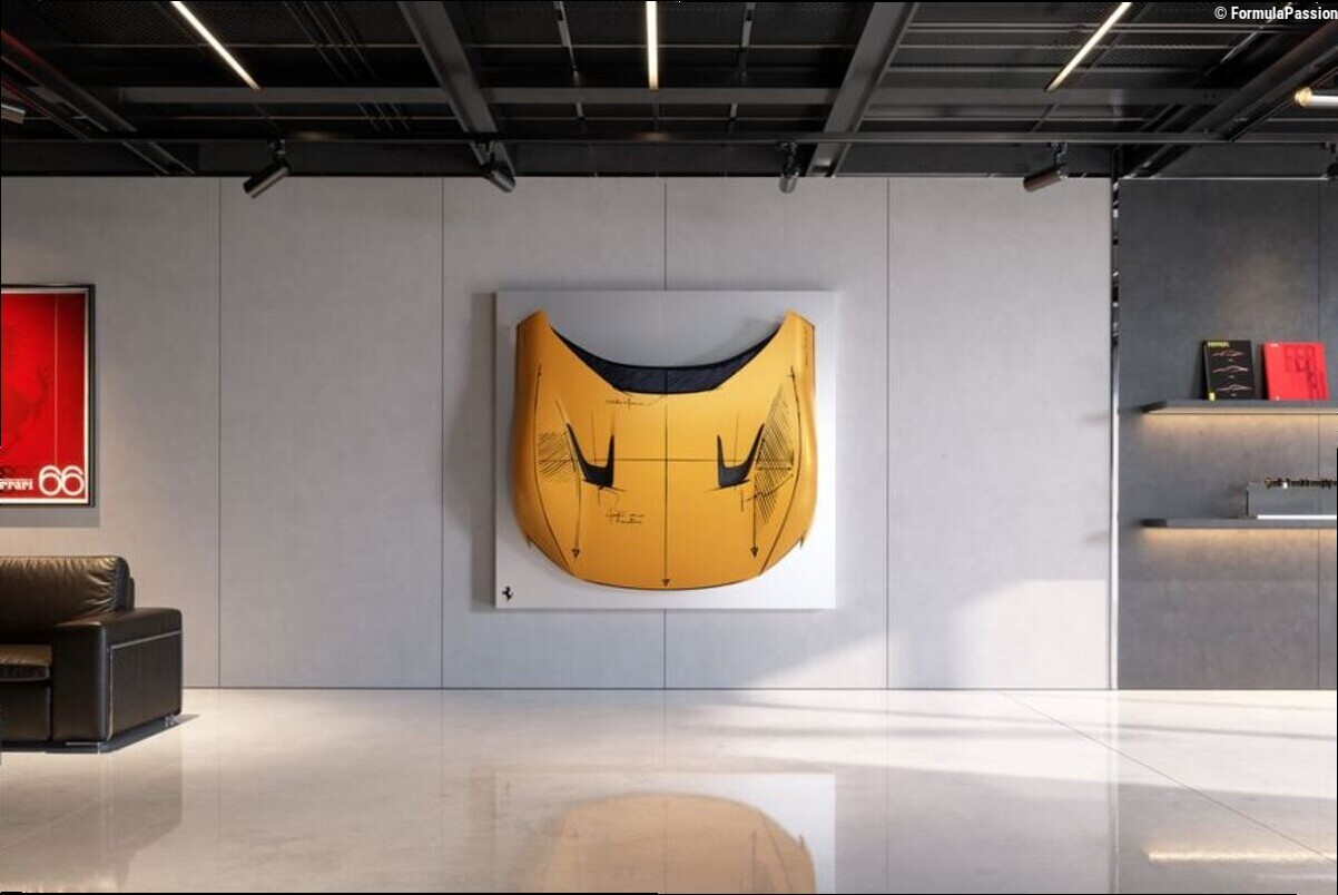 Ferrari Sketch Body, nuove tele per opere d'arte