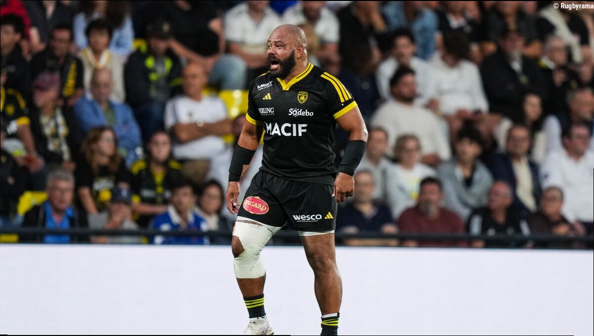 Top 14 - Tolu Latu (La Rochelle) suspendu quatre semaines après son carton rouge face au Stade toulousain