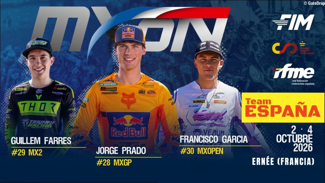 Official: Team Spain draft in Francisco Garcia for 2026 MXoN