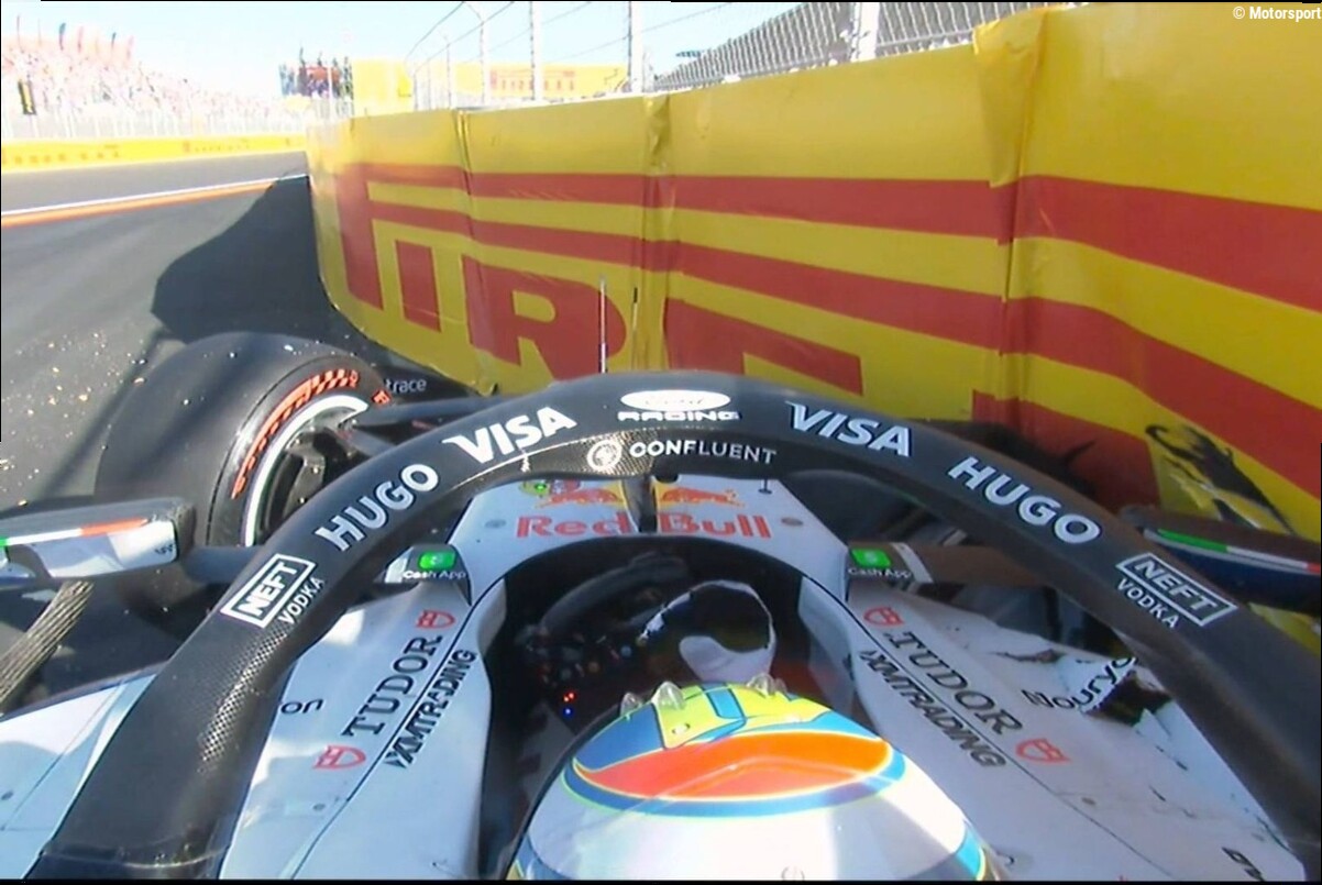 Vídeo: primer accidente de la F1 en Madring, con bandera roja