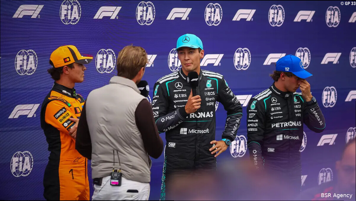 Lando Norris pakt George Russell aan na opmerking over Max Verstappen