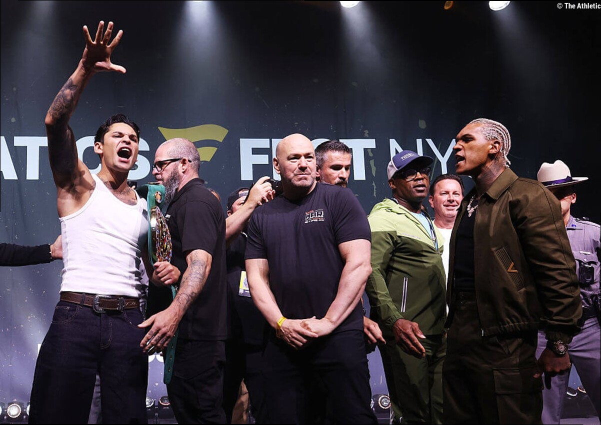 Conor Benn, Ryan Garcia make weight ahead of Saturday night title fight