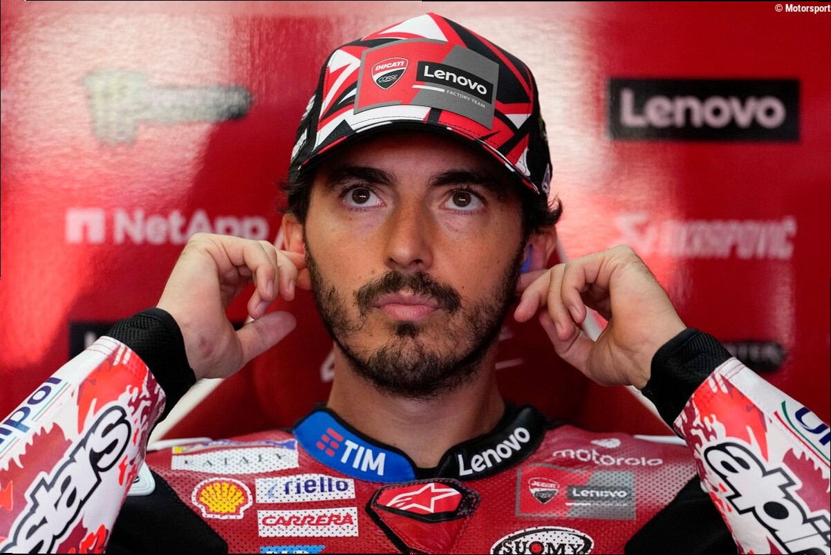 Bagnaia: "He probado la configuración y la electrónica de Márquez, pero todo sigue igual"