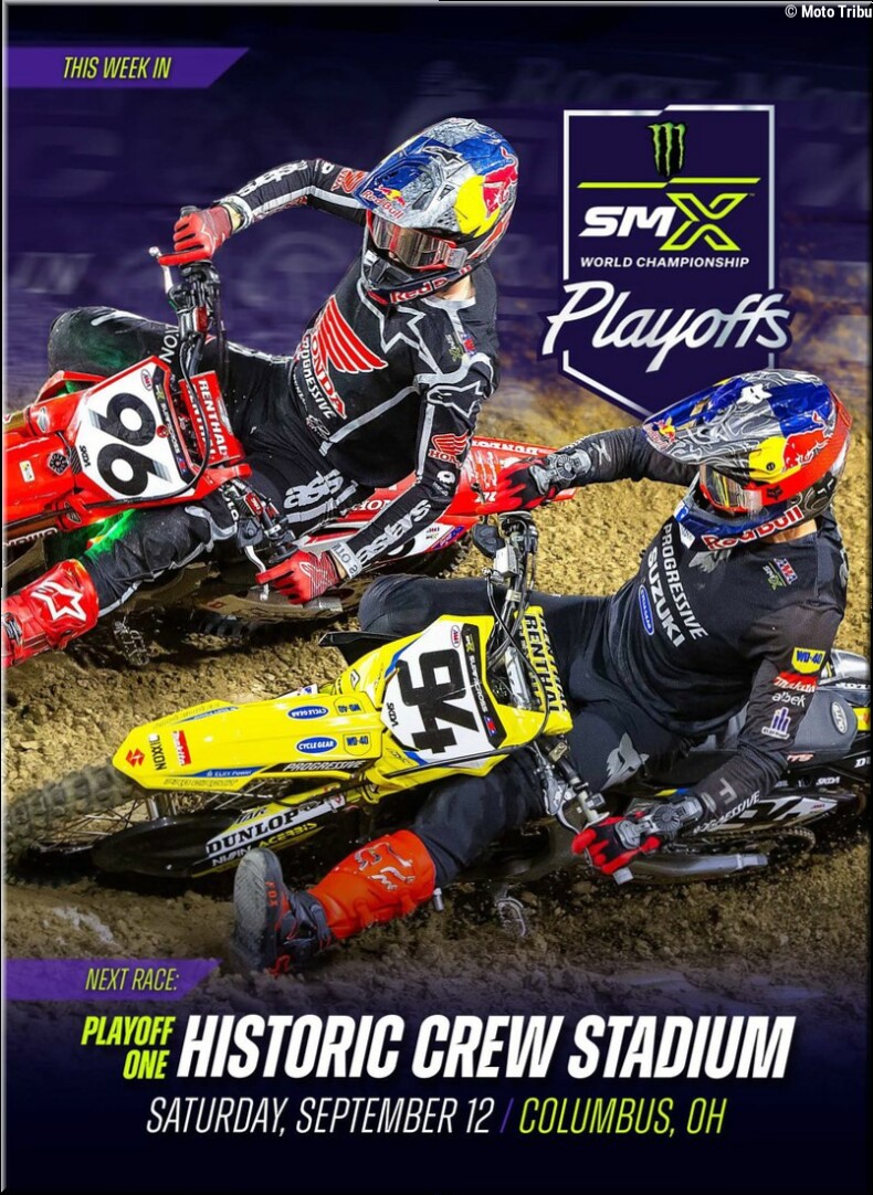MOTOCROSS US – Columbus, playoff 1, les listes pilotes 450 et 250