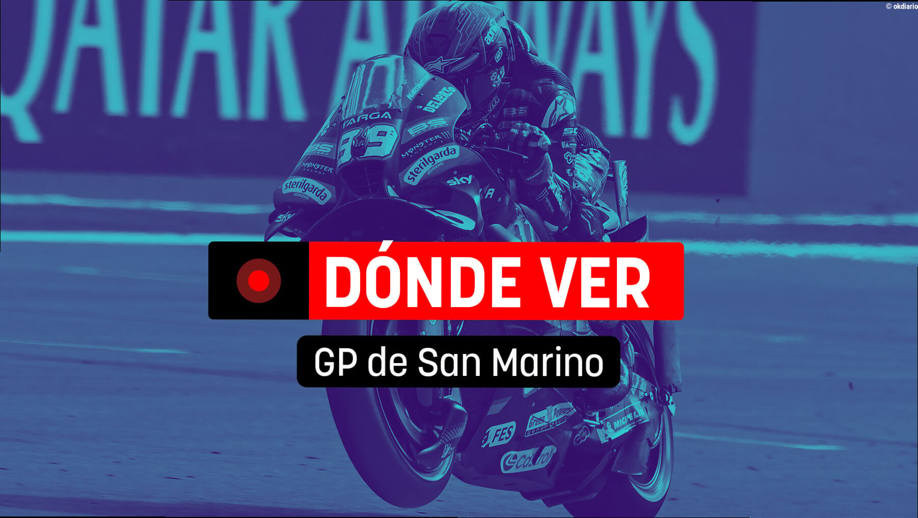 Cuándo es el GP de San Marino del Mundial de MotoGP 2026: agenda, horario y cómo ver por televisión en directo y en vivo onli