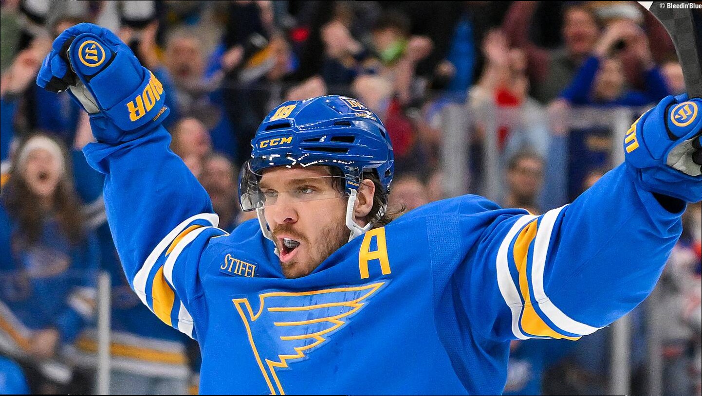 Blues' top line has 3 intriguing statistical races to watch