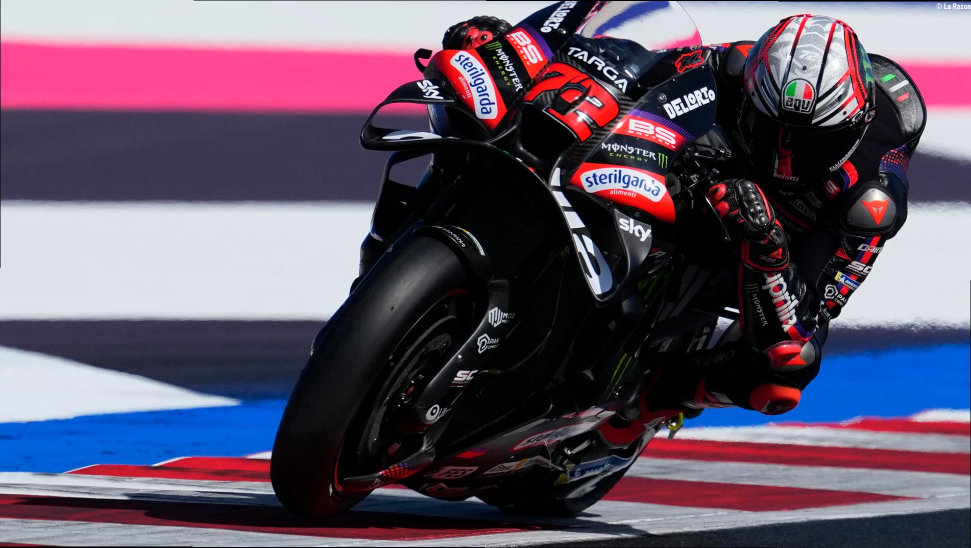 Marco Bezzecchi avisa a Marc Márquez con una "pole" de récord en Misano