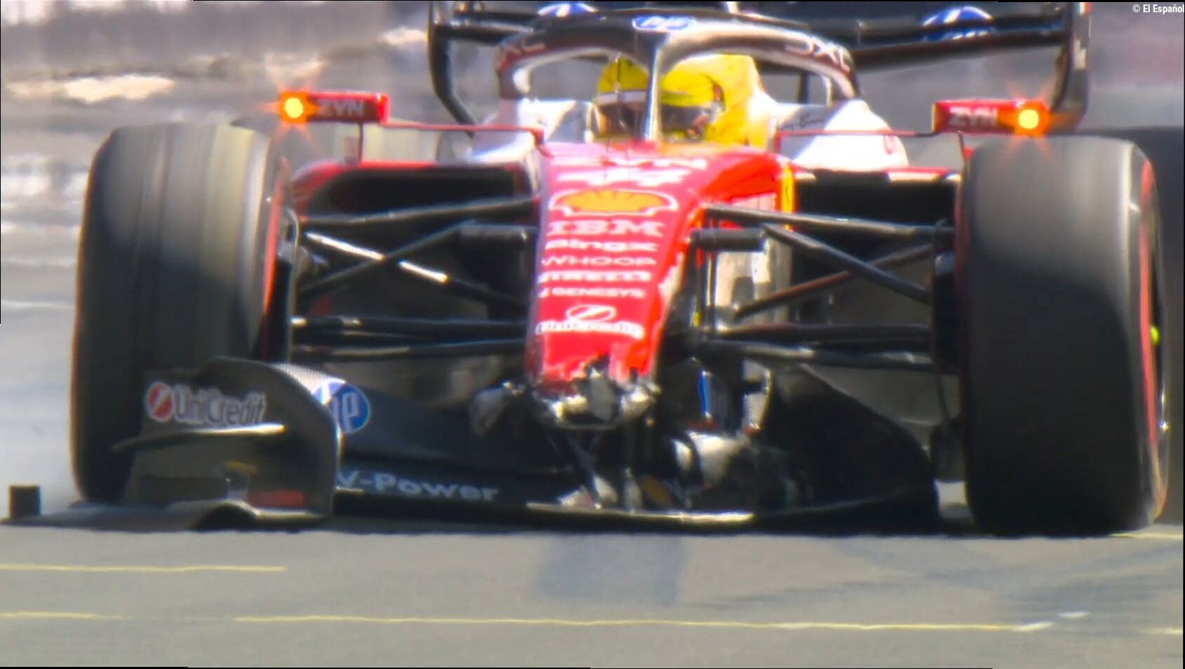 Fórmula 1 en Madrid, hoy en directo | Bandera roja en el Madring: accidente de Lewis Hamilton en los libres 3