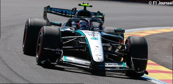GP van Spanje: derde oefensessie: Kimi Antonelli snelste, crashes voor Lewis Hamilton en Oliver Bearman