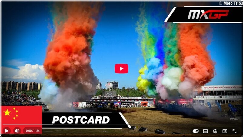 MOTOCROSS – Chine, Shanghai, la carte postale vidéo