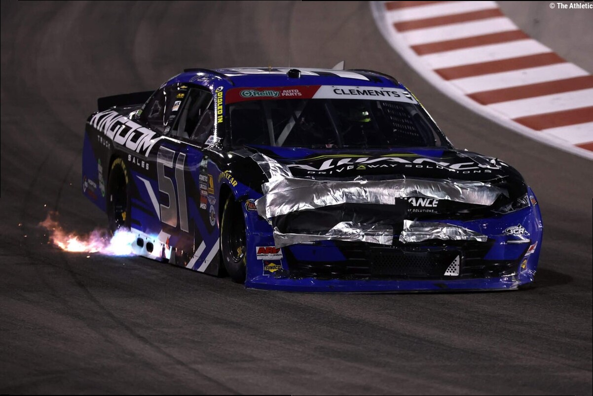 Car runs into pit crew members in scary crash in NASCAR O'Reilly Series race