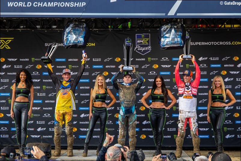 Haiden Deegan on his first 450 win!