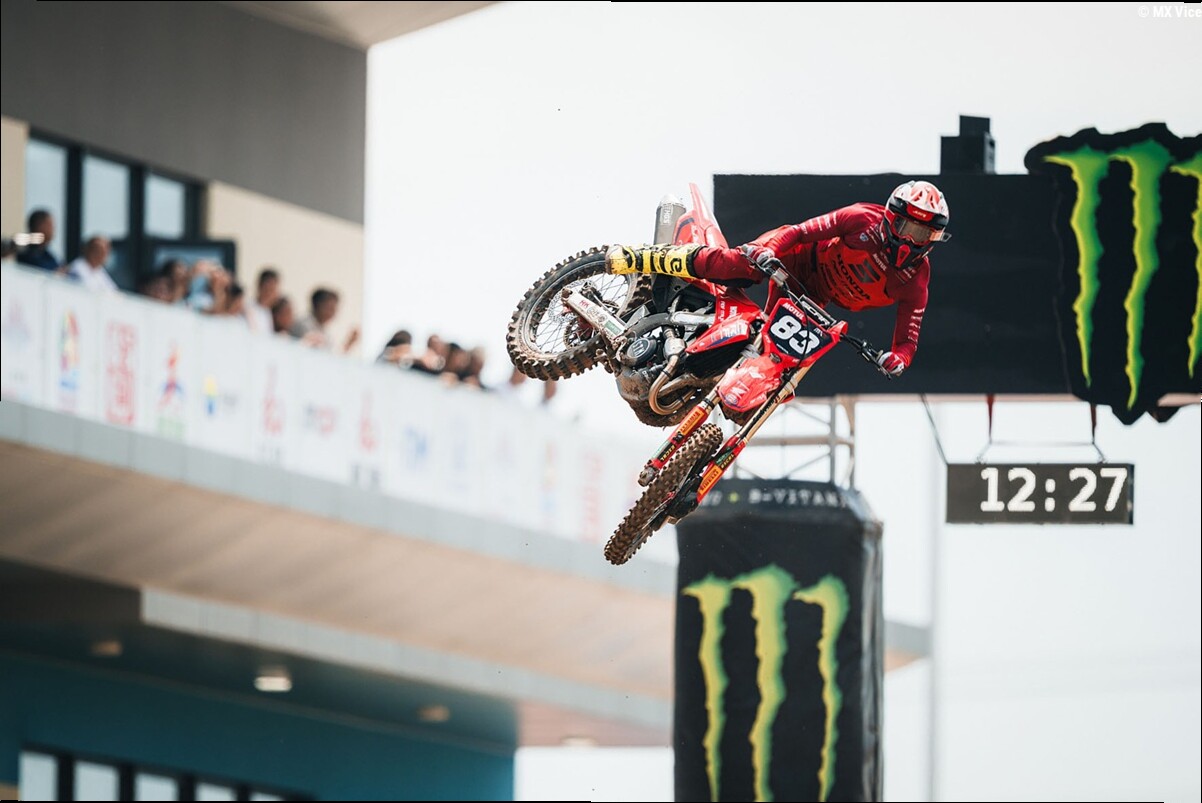 Team Honda Maddii ABF Italia shines at the Chinese GP: Maxime Grau in the MX2 top 10