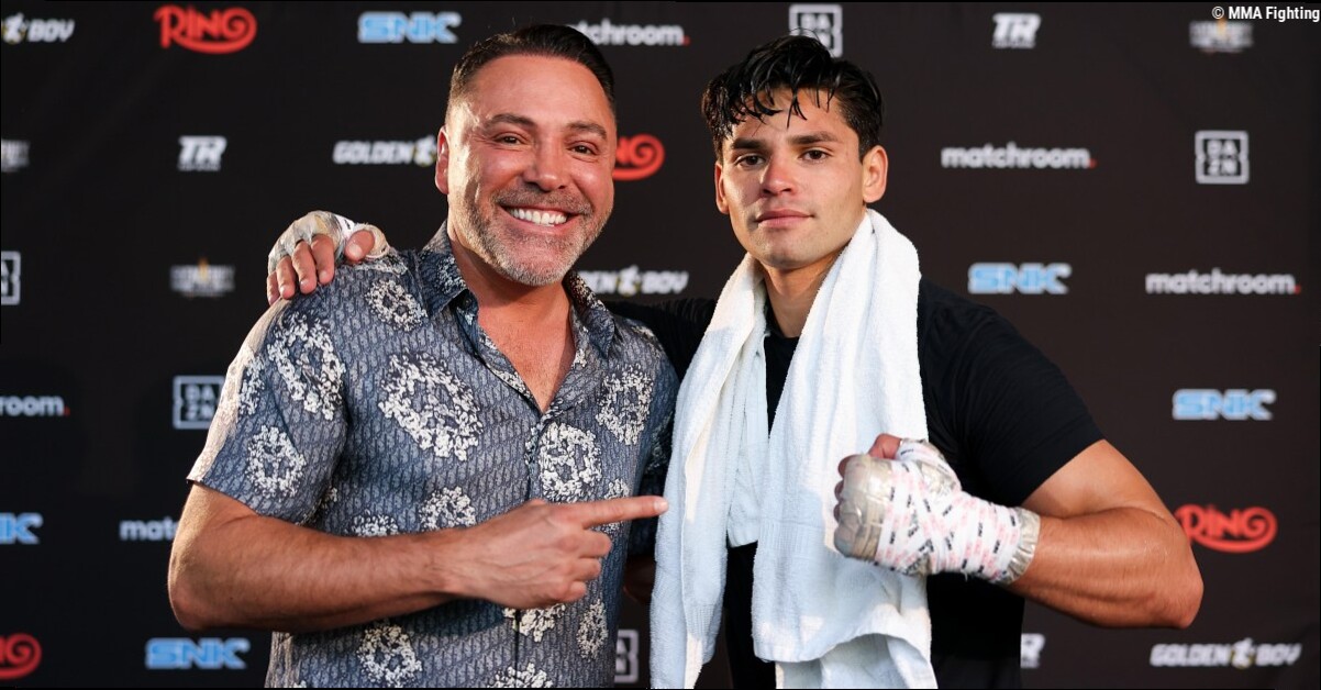 Dana White denies preventing Oscar De La Hoya from attending Ryan Garcia vs. Conor Benn event