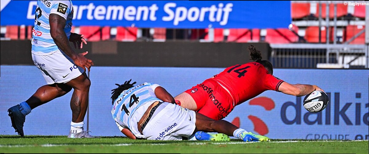 Vidéo. Top 14 - Jiuta Wainiqolo et Gabin Lorre régalent... Revivez l'essai fou en contre-attaque du Lou face au Racing