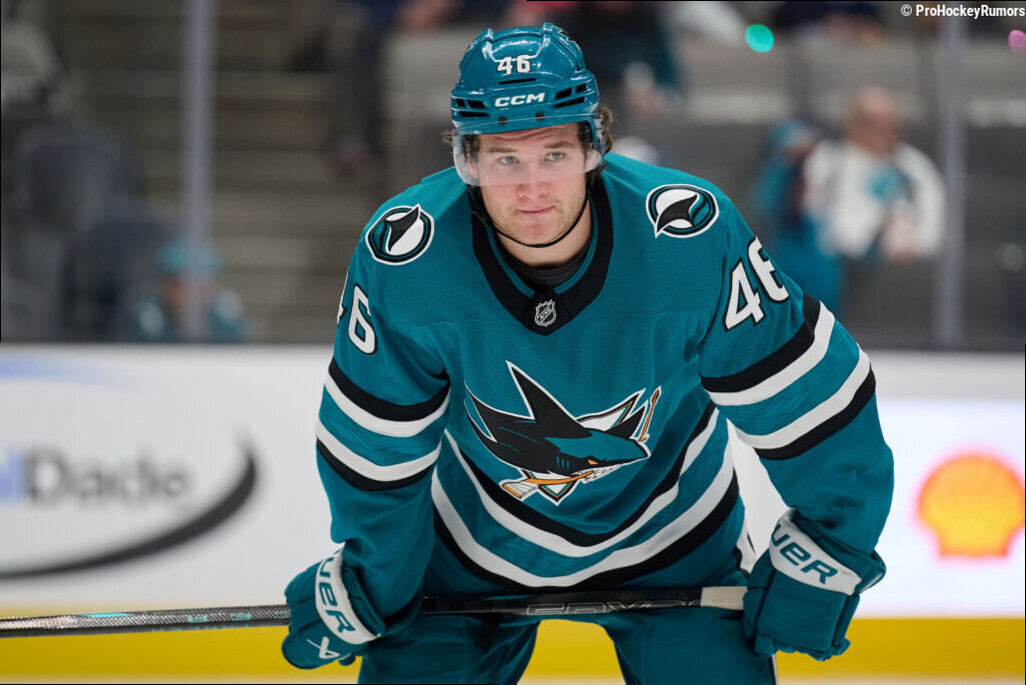 Sharks' Cameron Lund Sustains Upper-Body Injury