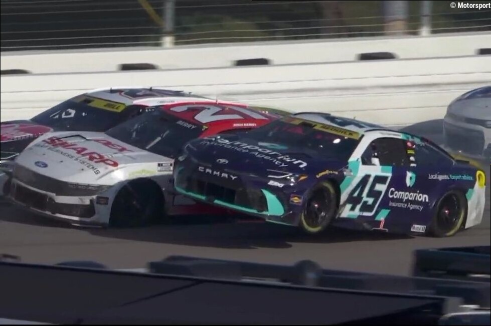 Tyler Reddick goes airborne in Gateway wreck as Christopher Bell rues "missed opportunity"