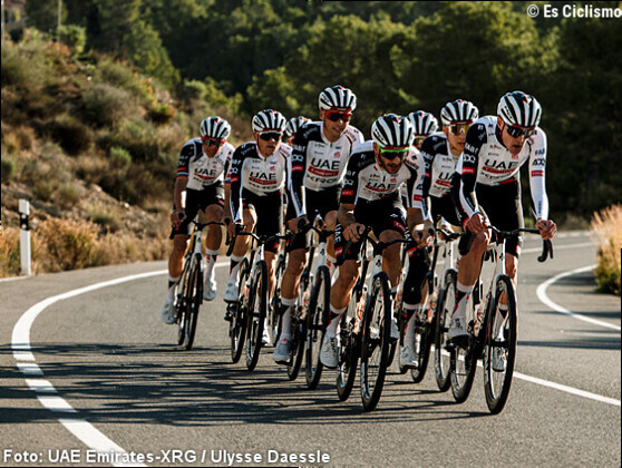 UAE Emirates-XRG presenta sus equipos para Gran Premio de Valonia, Flandrien Classic y Tour de Luxemburgo