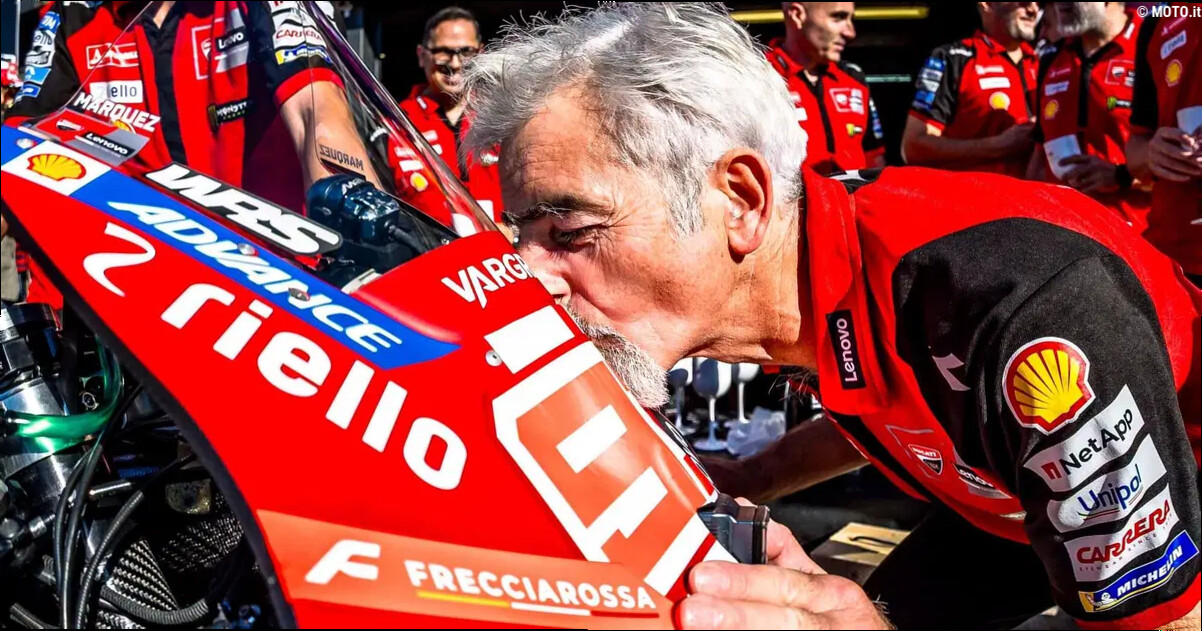 MotoGP 2026. GP di San Marino a Misano. Gigi Dall'Igna, lodi per Marc Márquez: "Campione straordinario, voglioso e umile, è e