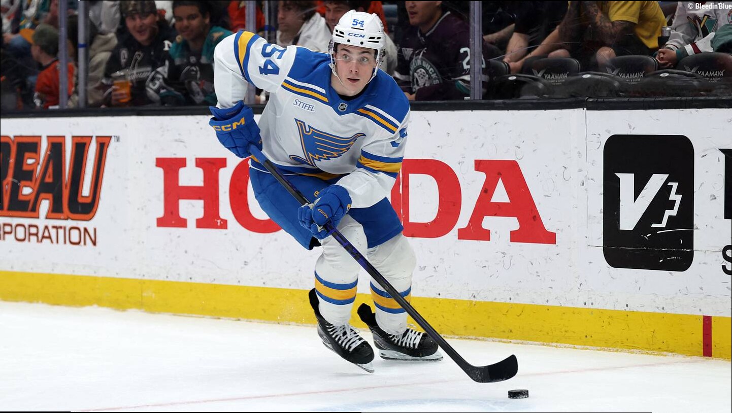 Dalibor Dvorsky has to make his move now in Blues' training camp
