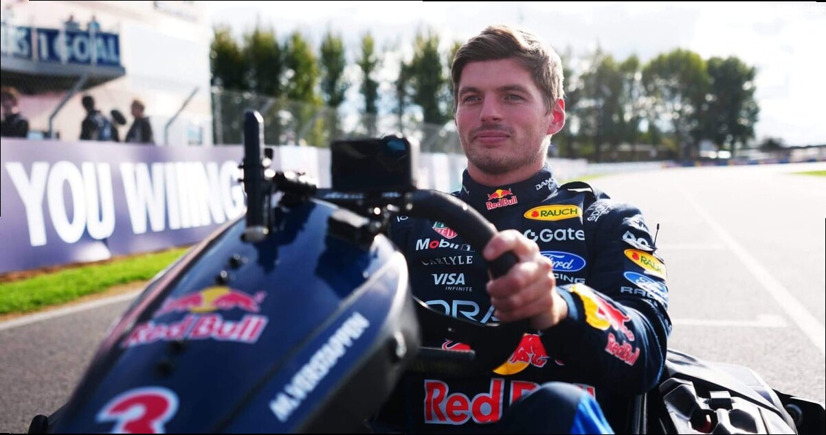 Max Verstappen wins go-kart race vs. 100 amateur drivers despite 30-car pileup