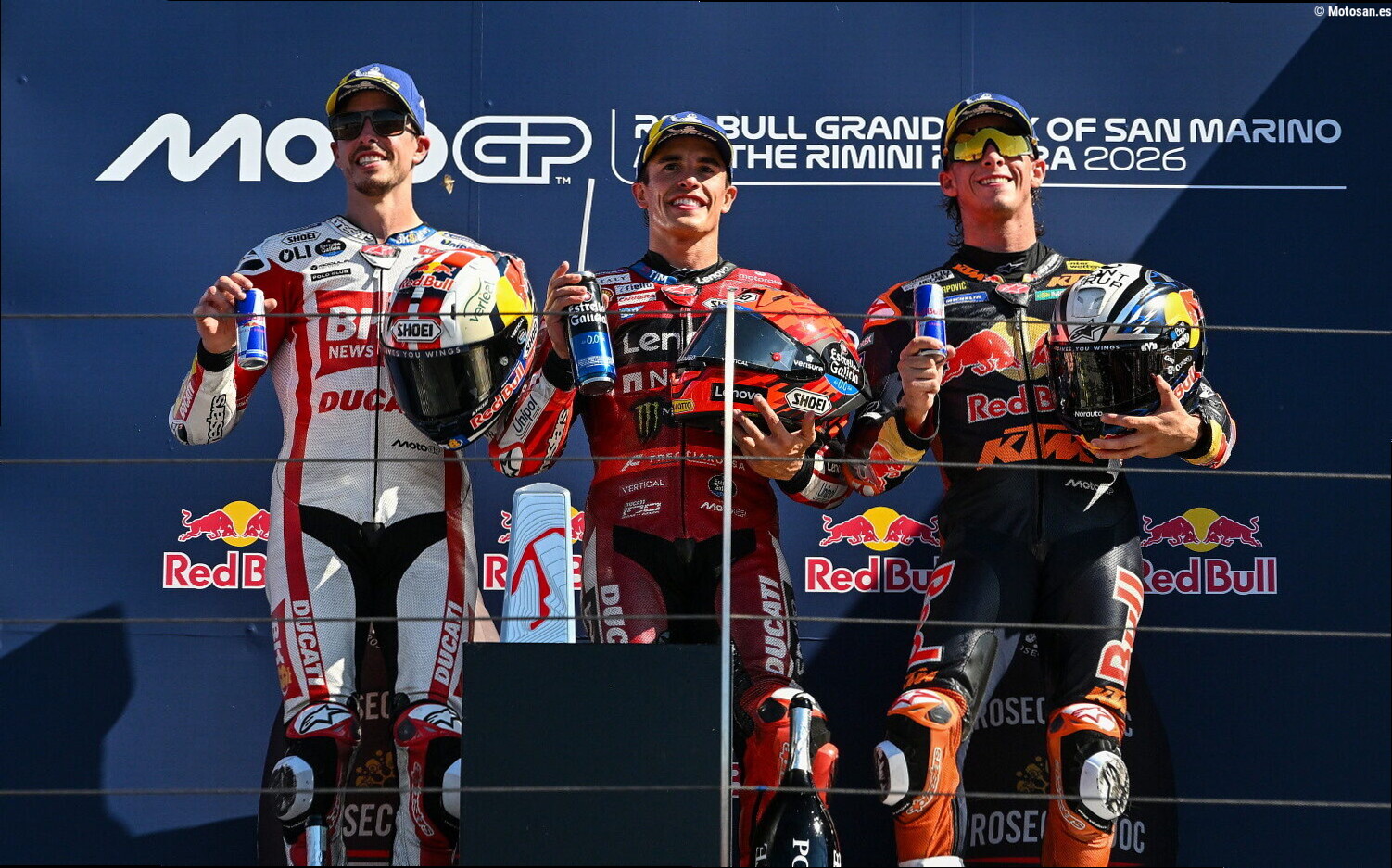 Primer triplete español de MotoGP en 2026: Aquí los datos de los 29 logrados con Márquez, Pedrosa y Lorenzo como pilotos dest