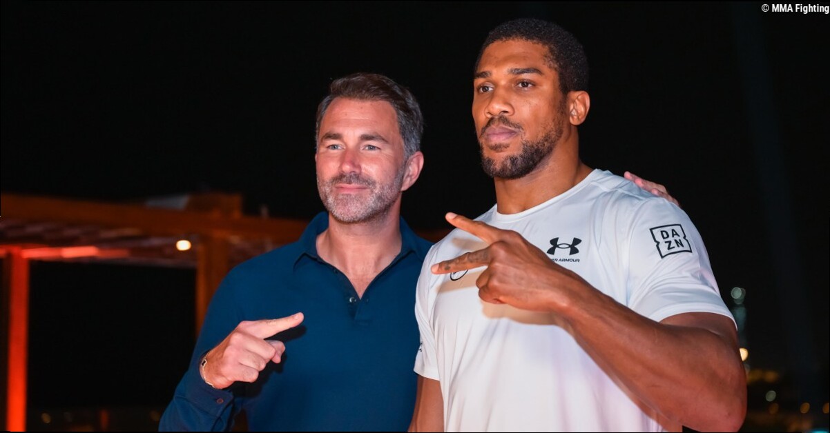 Eddie Hearn fires back at Dana White over Tyson Fury vs. Anthony Joshua debacle: A.J. 'is not a sellout'