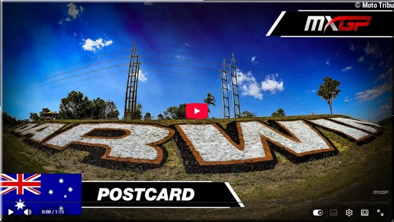 MOTOCROSS – Australie, Darwin, la carte postale vidéo et la présentation