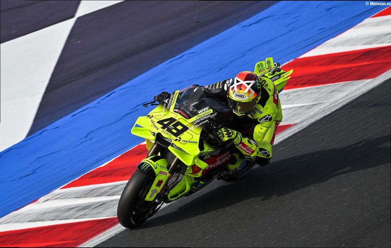 Di Giannantonio, a favor de Bagnaia: «A veces sería mejor respetar y no limitarse a intentar conseguir más clics»
