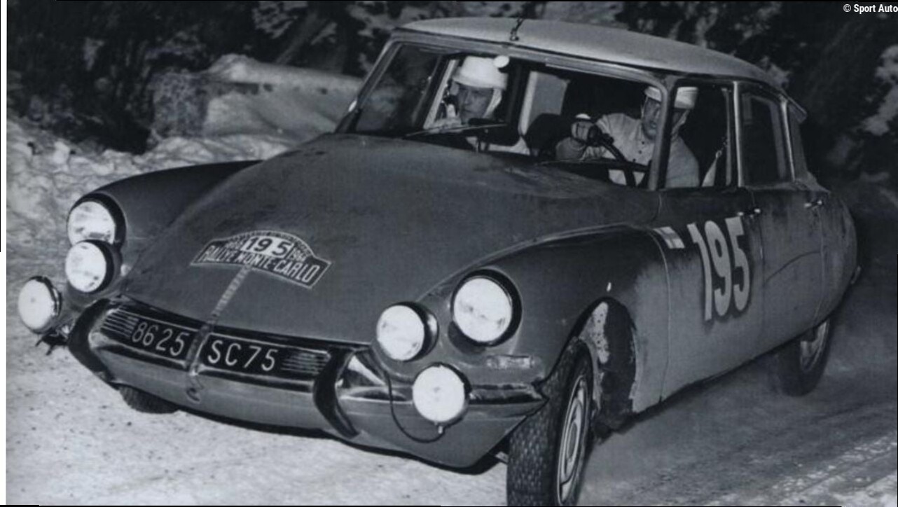Cette Citroën termine 5e du Monte-Carlo 1966… avant d'être déclarée vainqueur