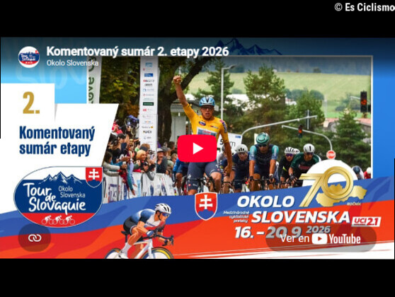 VÃ­deo resumen de la 2Âª etapa del Tour de Eslovaquia 2026